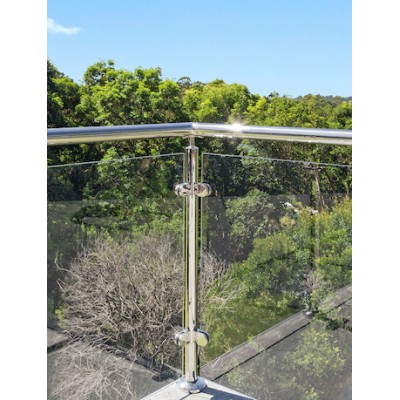 Stainless Steel Glass Balustrade Fittings | Miami Stainless