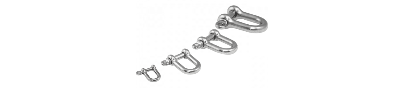 Stainless Steel D Shackles | Shade Sail Hardware | Miami Stainless