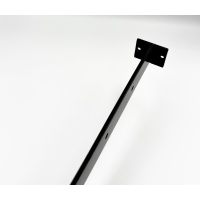 Black Post Flat Bar 40 x 5mm INT Flat Handrail Satin (960mm)