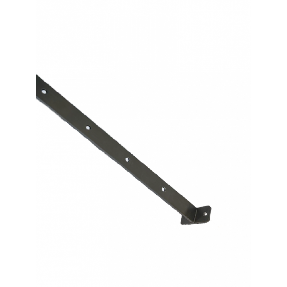 Black Post Flat Bar 40 x 5mm INT Flat Handrail Satin (960mm)