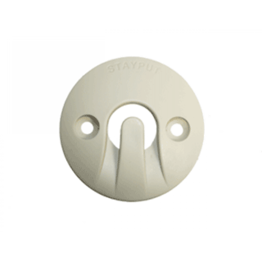 Stayput Dome Hook 60mm Horizontal Ivory